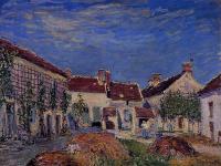 Sisley, Alfred - Courtyard at Les Sablons